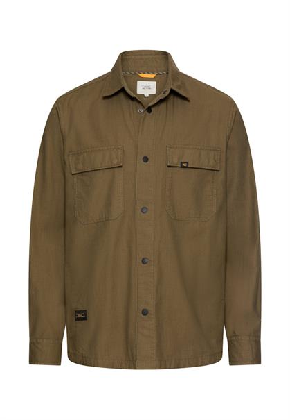 Overshirt mit Taschen deep olive