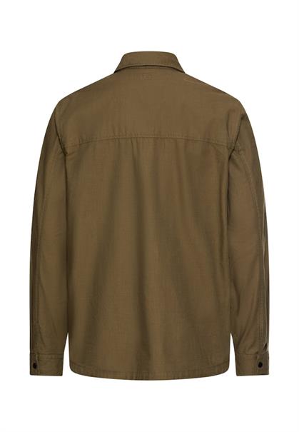 Overshirt mit Taschen deep olive