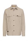 Overshirt mit Taschen light beige
