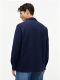 OVERSHRT CO LYOCELL STRUCTUR carbon navy