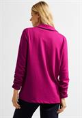 Oversize Blazer mit Raffung cool pink