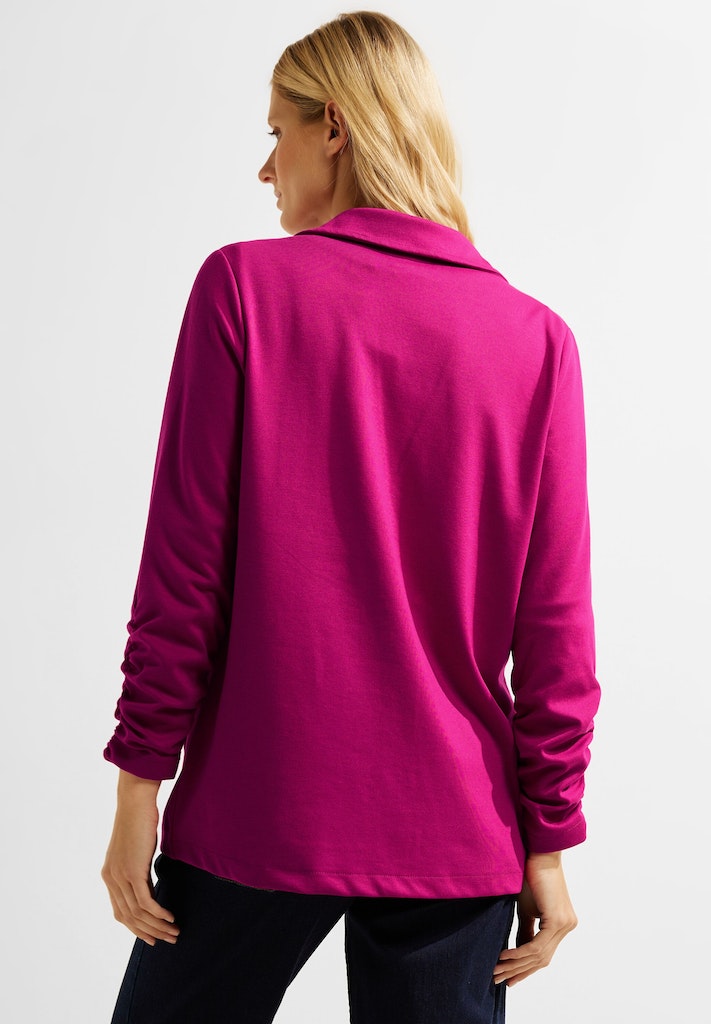 Cecil Damen Blazer Oversize Blazer mit Raffung cool pink bequem online  kaufen bei