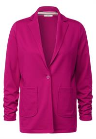 Oversize Blazer mit Raffung cool pink