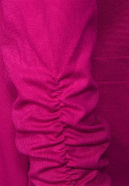 Oversize Blazer mit Raffung cool pink