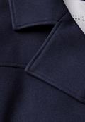 Oversize Caban Jacke deep blue