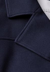 Oversize Caban Jacke deep blue