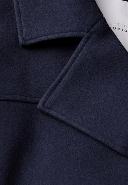 Oversize Caban Jacke deep blue