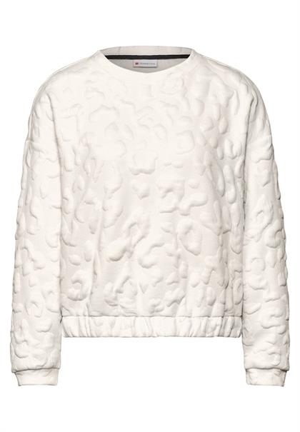 Oversize Leo-Sweater lucid white