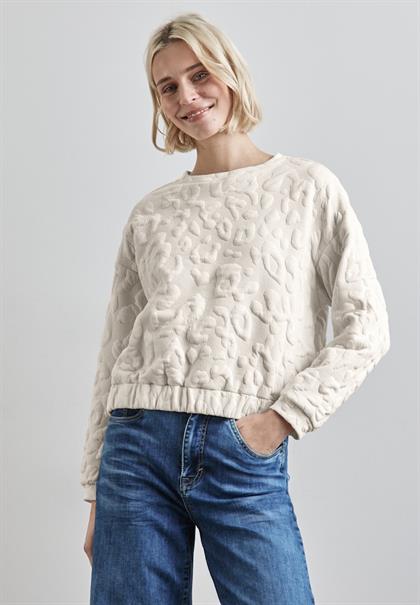 Oversize Leo-Sweater lucid white