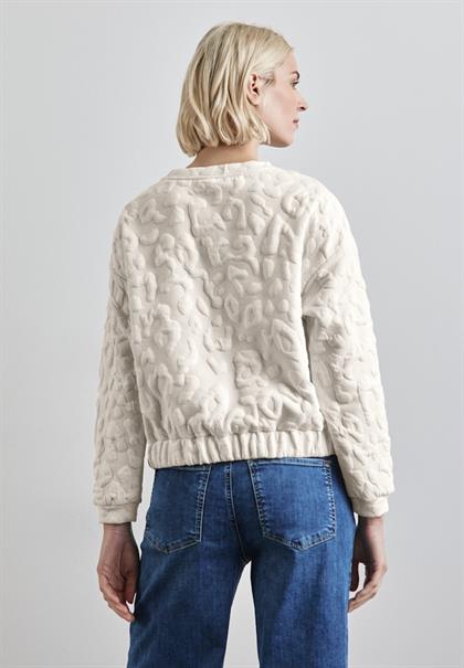Oversize Leo-Sweater lucid white
