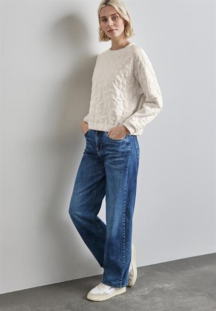 Oversize Leo-Sweater lucid white