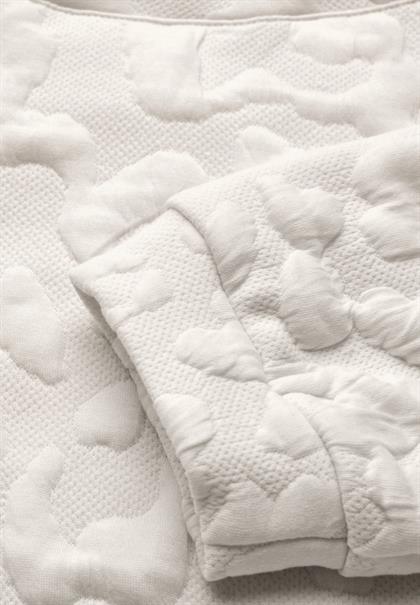 Oversize Leo-Sweater lucid white