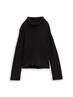 Oversize Rollkragenpullover deep black
