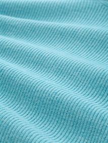 Oversize Rollkragenpullover tropical teal melange