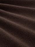 Oversize Strickpullover mit Rundhalsausschnitt java dark brown melange