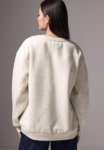 Oversize Sweater soft cream mel.