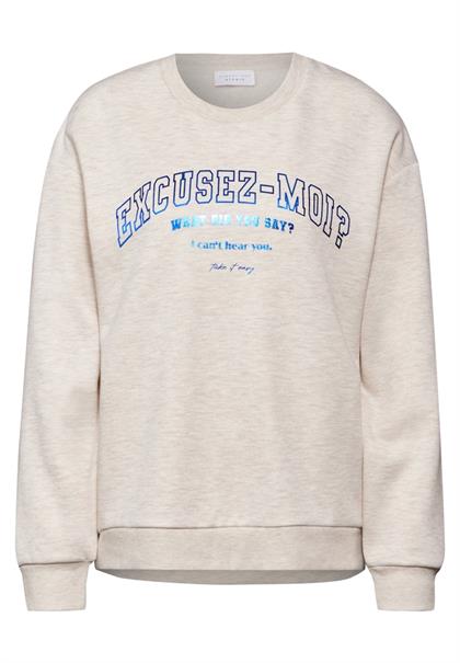 Oversize Sweater soft cream mel.