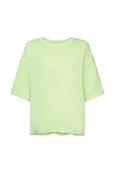 Oversize-T-Shirt aus Baumwolle citrus green