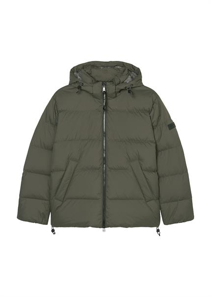 Oversized Daunen-Puffer-Jacke copley brown