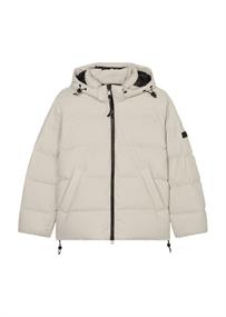 Oversized Daunen-Puffer-Jacke natural