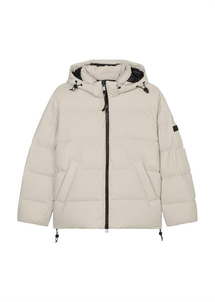 Oversized Daunen-Puffer-Jacke natural