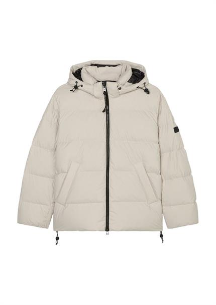 Oversized Daunen-Puffer-Jacke natural