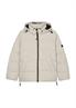 Oversized Daunen-Puffer-Jacke natural