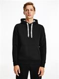 OVERSIZED DRAWSTRINGS HOODIE ck black