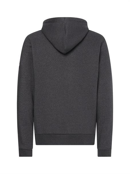 OVERSIZED DRAWSTRINGS HOODIE dark grey heather