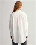 Oversized Oxford-Bluse white