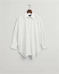 Oversized Oxford-Bluse white