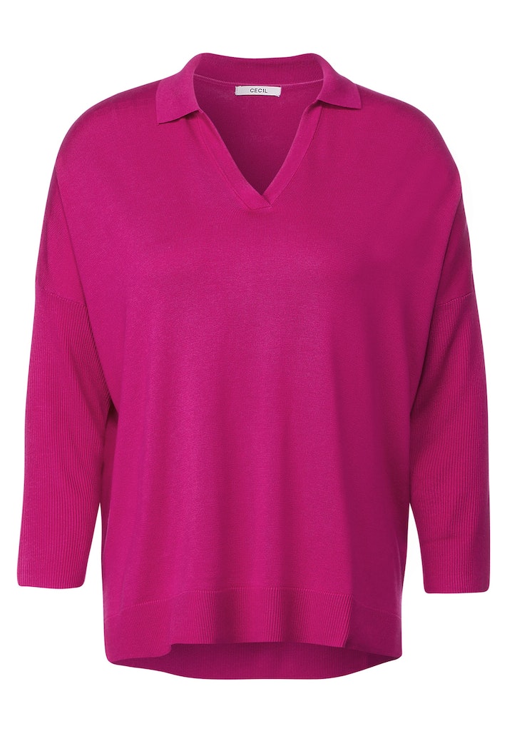 Oversized kaufen pink online bequem cool Pullover bei Damen Pullover Cecil