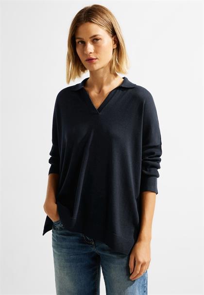 Oversized Pullover night sky blue