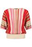 Oversized-Pullover patch creamred