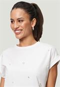 Oversized-Shirt patch whitewhite