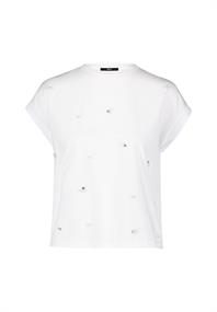 Oversized-Shirt patch whitewhite