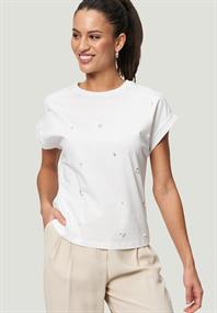 Oversized-Shirt patch whitewhite