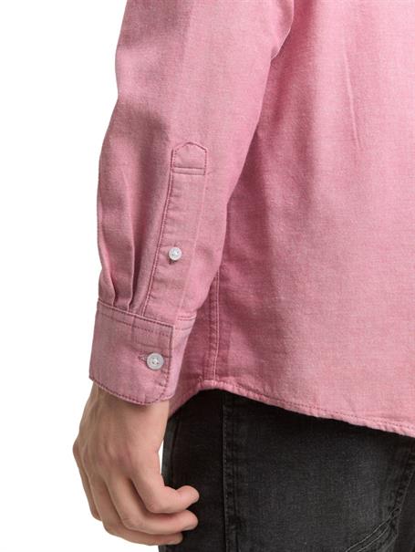 Oxford Hemd mit Logo-Stickerei baroque rose chambray