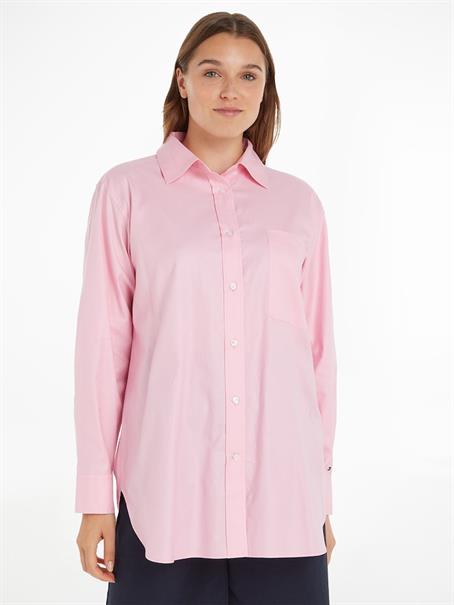 OXFORD OVERSIZED SHIRT LS iconic pink