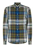 OXFORD TOMMY TARTAN BIG SF SHIRT putting green - multi