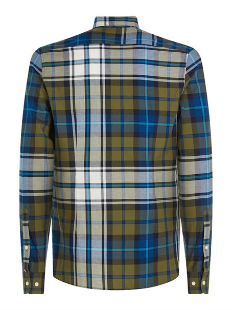 OXFORD TOMMY TARTAN BIG SF SHIRT putting green - multi