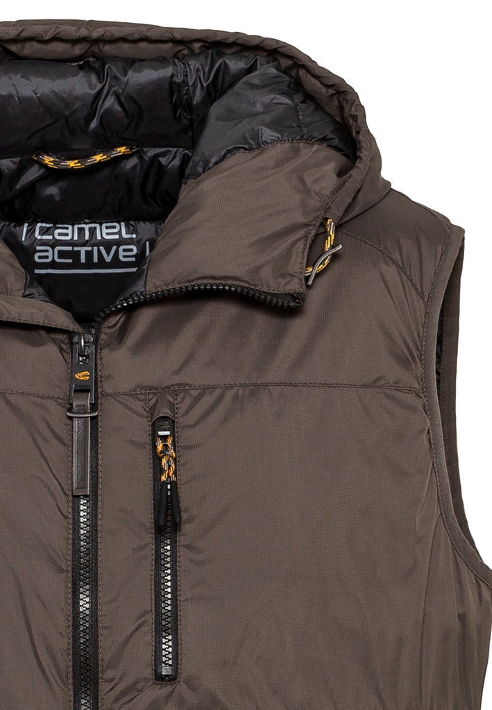 mit Outdoor kaufen Packable Camel Kapuze brown bei Weste online dark Weste Herren bequem Active