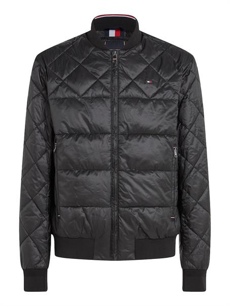 PACKABLE RECYCLED BOMBER black