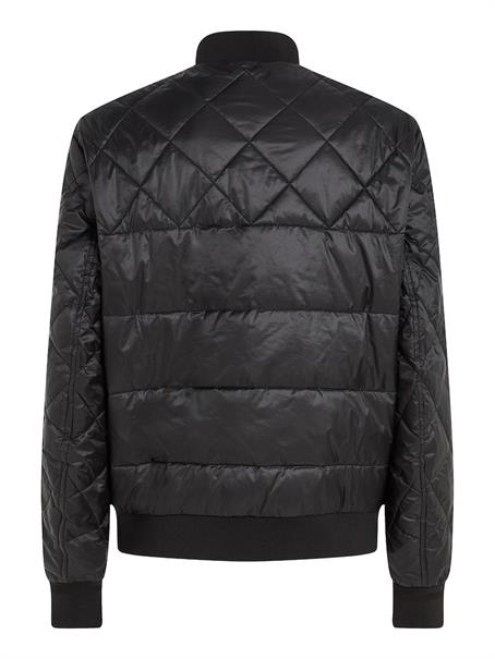 PACKABLE RECYCLED BOMBER black