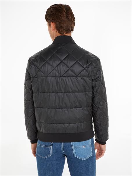 PACKABLE RECYCLED BOMBER black