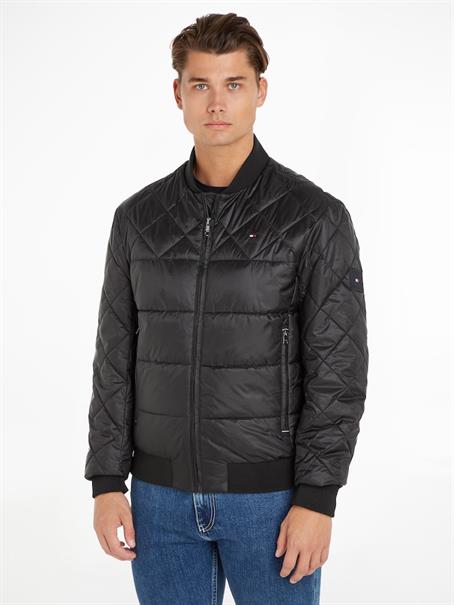 PACKABLE RECYCLED BOMBER black