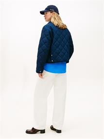 PADDED FLAG QUILTED JACKET dark night navy