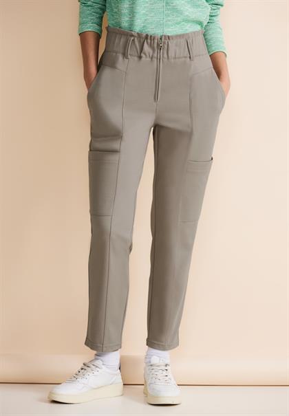 Paperbag Hose cool ivory