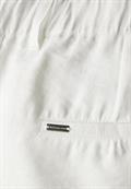 Paperbag Hose im Casual Fit off white