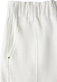 Paperbag Hose im Casual Fit off white